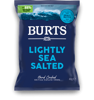 Burt's Lightly Sea Salted Crisps 40g