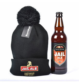 Dartmoor Brewery Jail Ale 50ml and  Dartmoor Brewery Hat