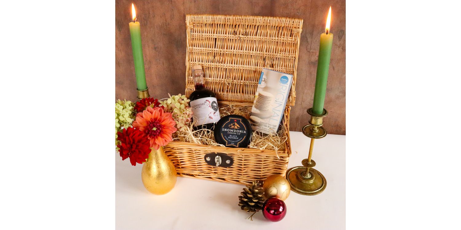 Little Treat Cheese & Port Hamper | Luxury Christmas Gift