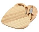 Apollo RB Heart Cheese Board 3 Knives additional 1
