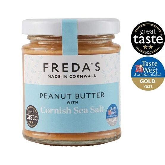 Freda's Peanut Butter With Cornish Sea Salt - 180g