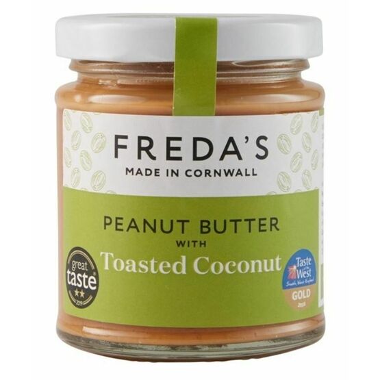 Freda's Peanut Butter With Toasted Coconut - 180g