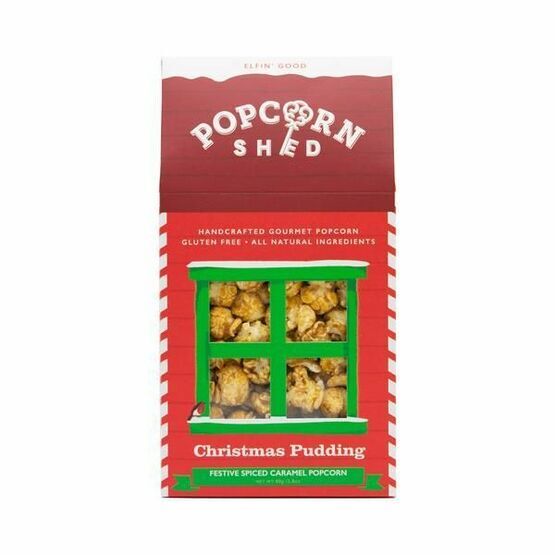 Popcorn Shed Christmas Pudding Popcorn 80g