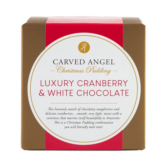 Luxury Cranberry & White Chocolate Christmas Pudding 120g