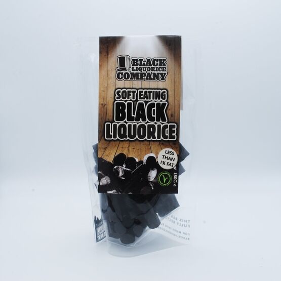 Soft Eating Black Liquorice 180g