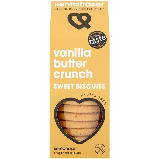 Kent & Fraser - Vanilla Butter Crunch Biscuits 125g