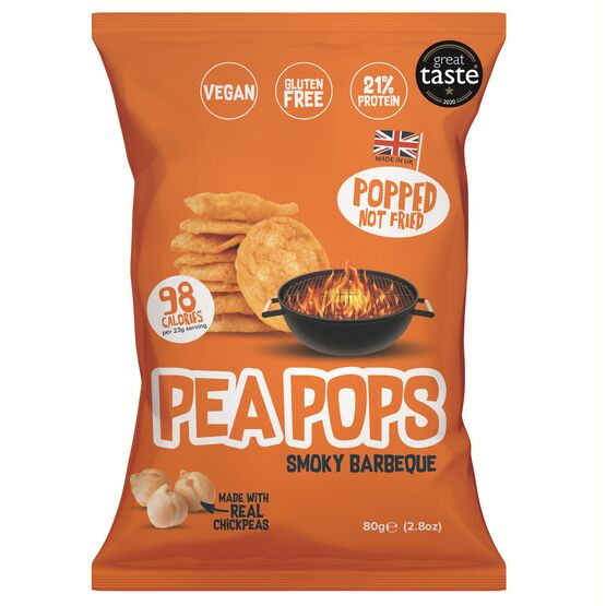 Pea Pops Smoky Barbeque 80g