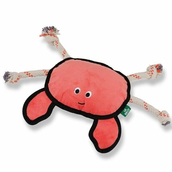 Recycled Rough & Tough Crab Dog Toy - Large