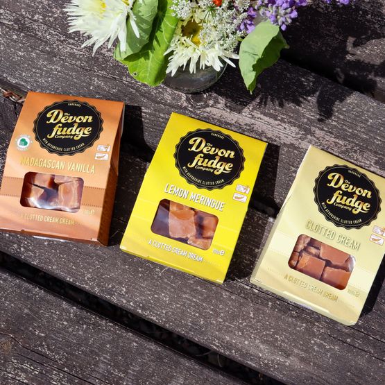 Handmade Lemon Meringue Fudge with Real Lemon Zest | Devon Fudge Company