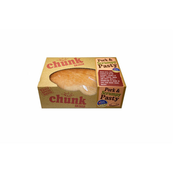 Chunk Devon Scrumpy and Pork Pasty - 260g Baked
