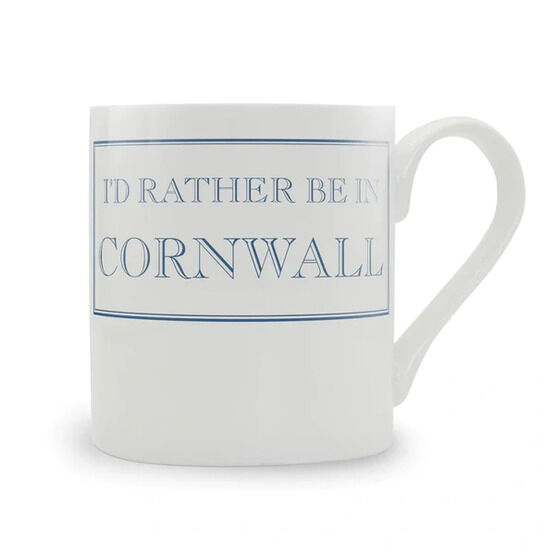 I'd Rather Be In Cornwall Mug-Stubbs