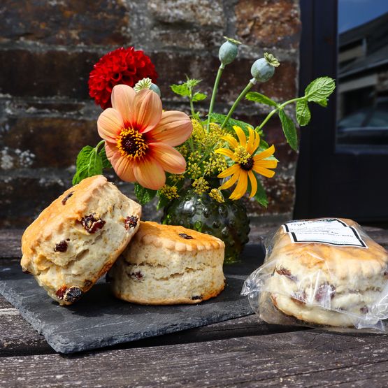 Large Fresh Baked Fruit Scones x2