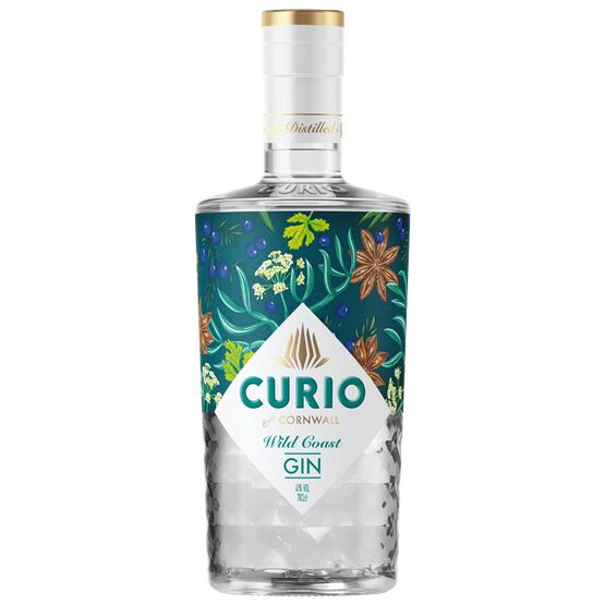 Curio Wild Coast Cornish Gin 41% - 70cl