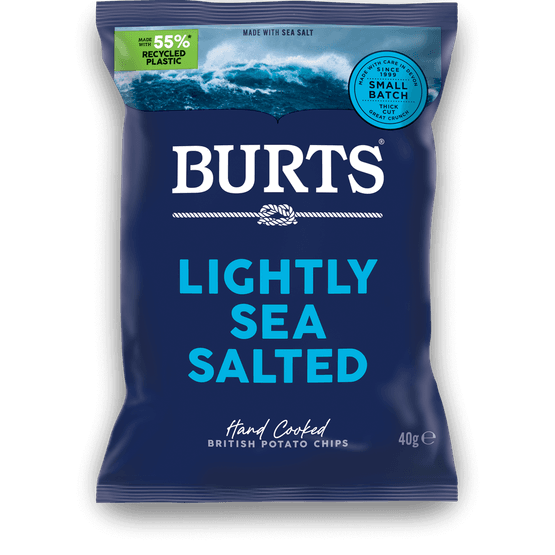 Burt's Lightly Sea Salted Crisps 40g