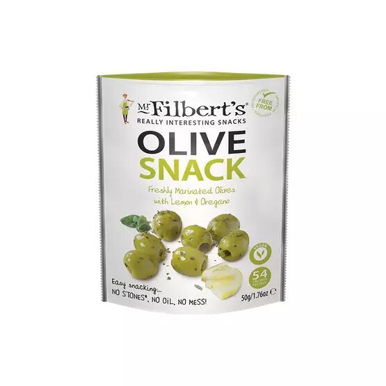 Mr Filbert's Olive Snack Lemon & Oregano 50g