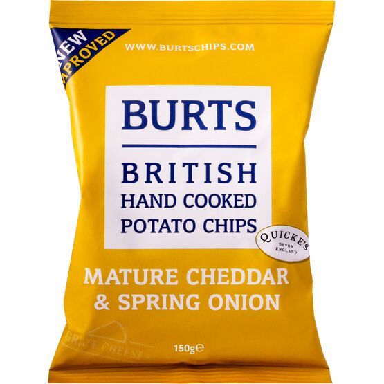 Burts Crisps - Vintage Cheddar and Onion 150g