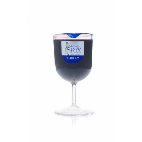 Intrepid Fox Shiraz Wine and Glass -187ml Serving