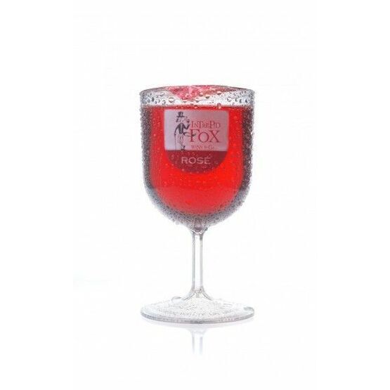 Intrepid Fox Rose Wine and Glass -187ml Serving
