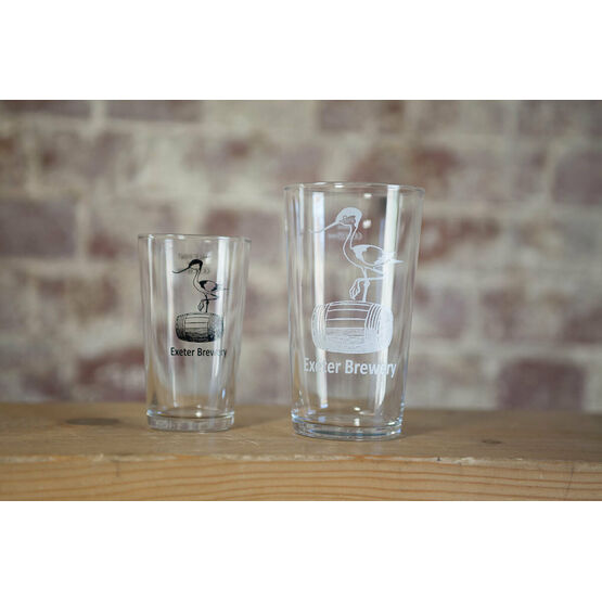 Exeter Brewery Half Pint Glasses