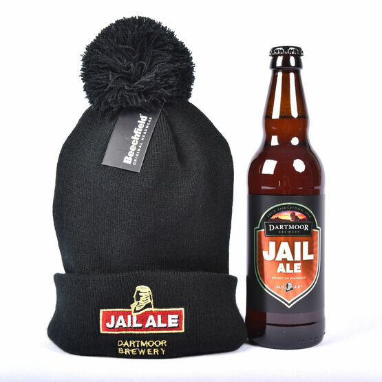 Dartmoor Brewery Jail Ale 500ml and Hat