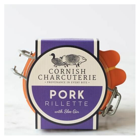 Cornish Charcuterie Pork Rillette with Sloe Gin 110g