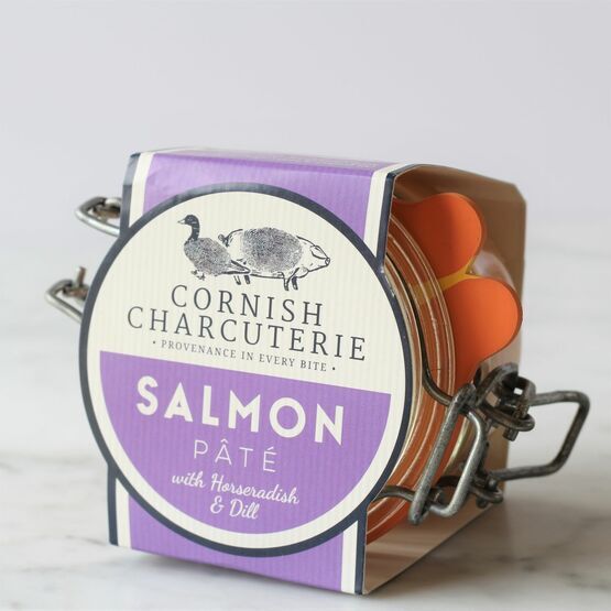 Cornish Charcuterie Salmon Pâté with Horseradish 110g